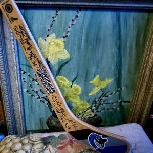 Collectible Wood NHL PA Vancouver Canucks Wood Hockey Blade